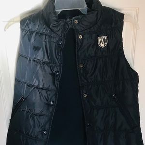 Navy Puffer vest